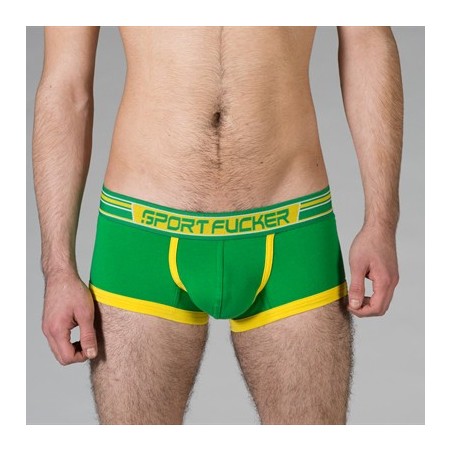Sport Fucker - Trunks Green and Yellow - Large