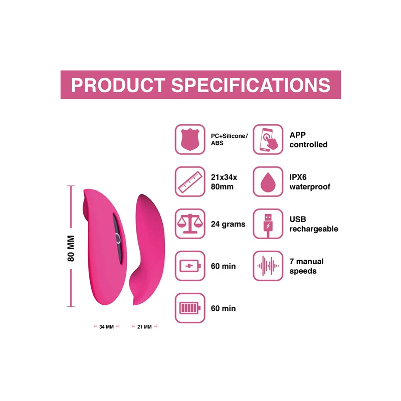 Magic Motion - Candy Smart Wearable Vibe