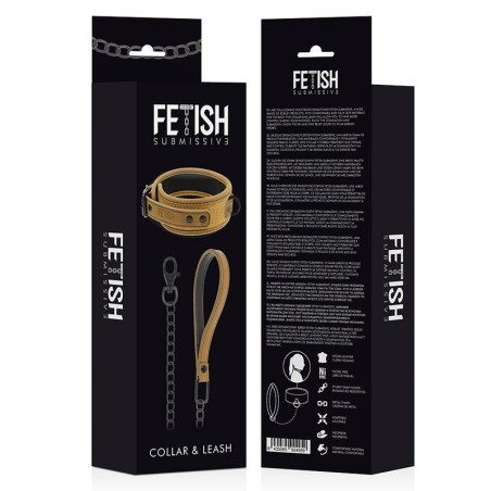 Fetish Submissive | Origin Collar With Leash