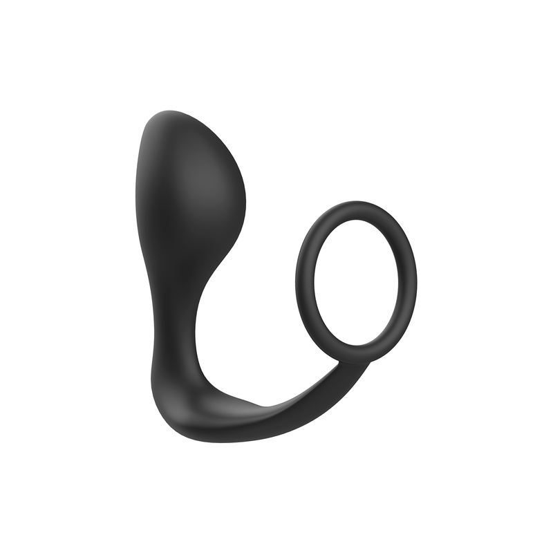 ADDICTED TOYS | Anal Plug and Cock Ring | Black
