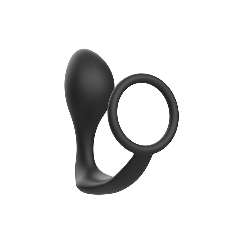 ADDICTED TOYS | Anal Plug and Cock Ring | Black