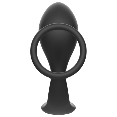 ADDICTED TOYS | Anal Plug and Cock Ring | Black
