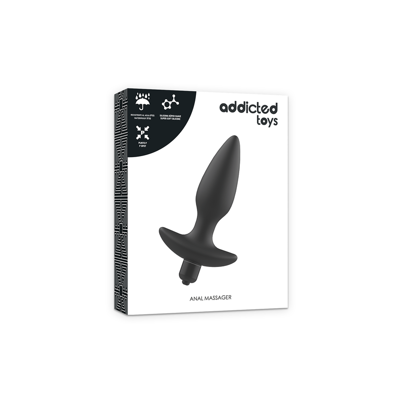 ADDICTED TOYS | Anal Plug Massager With Vibration | Black