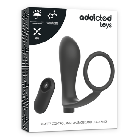 ADDICTED TOYS | Remote Control Anal Massager & Cock Ring Vibrato