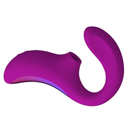 LELO | ENIGMA DUAL STIMULATION SONIC MASSAGER | DEEP ROSE