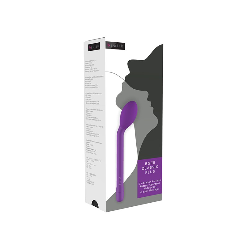 B SWISH | BGEE CLASSIC PLUS G-SPOT VIBRATOR | PURPLE