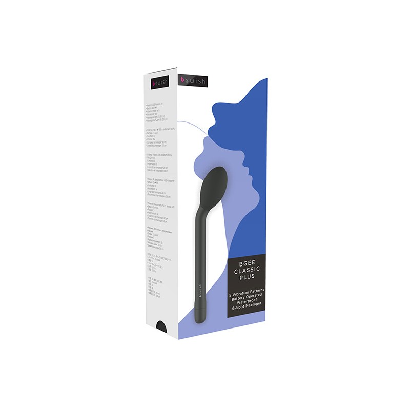 B SWISH | BGEE CLASSIC PLUS G-SPOT VIBRATOR | BLACK