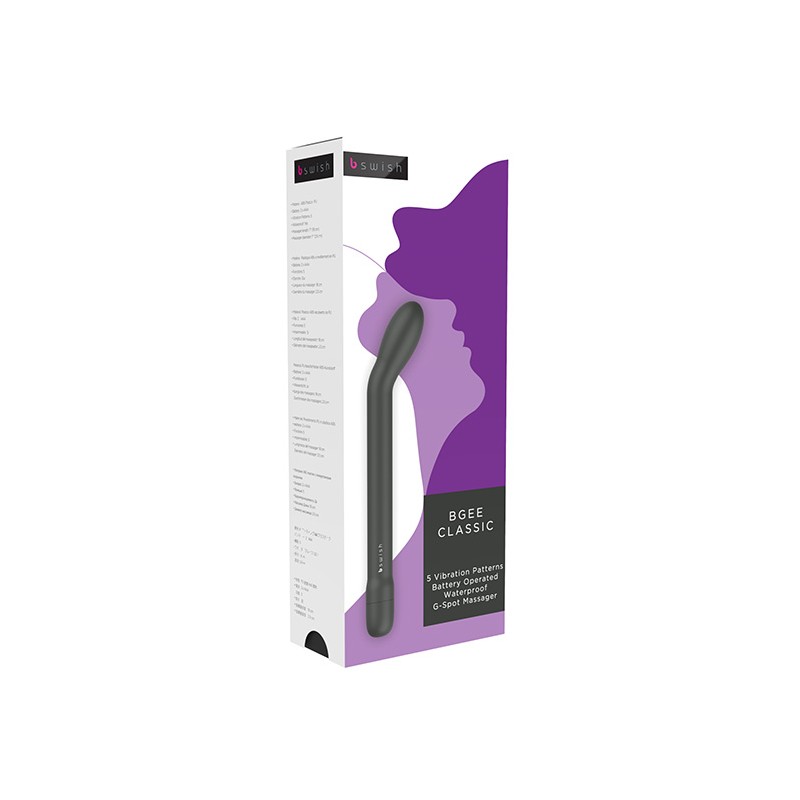 B SWISH | BGEE CLASSIC G-SPOT VIBRATOR | BLACK