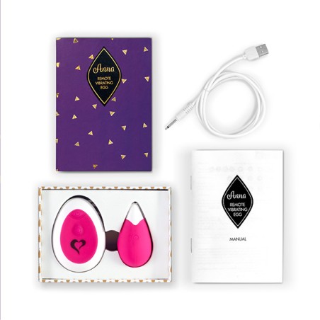 FEELZTOYS | ANNA VIBRATING EGG REMOTE | DEEP PINK