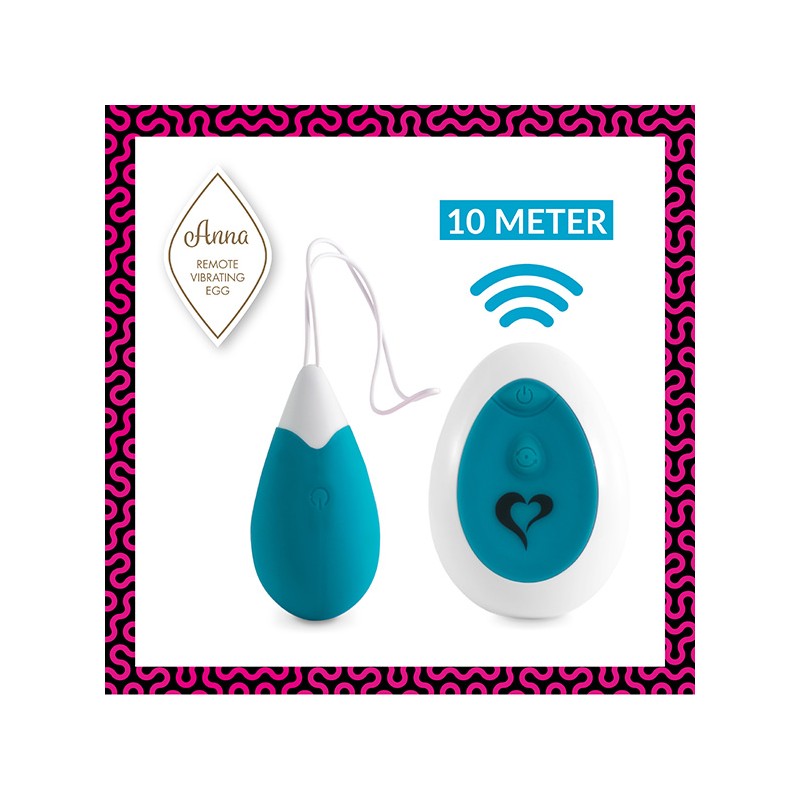 FEELZTOYS | ANNA VIBRATING EGG REMOTE | DEEP GREEN