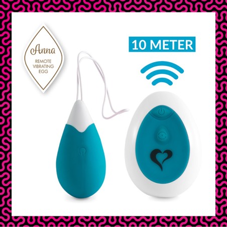 FEELZTOYS | ANNA VIBRATING EGG REMOTE | DEEP GREEN