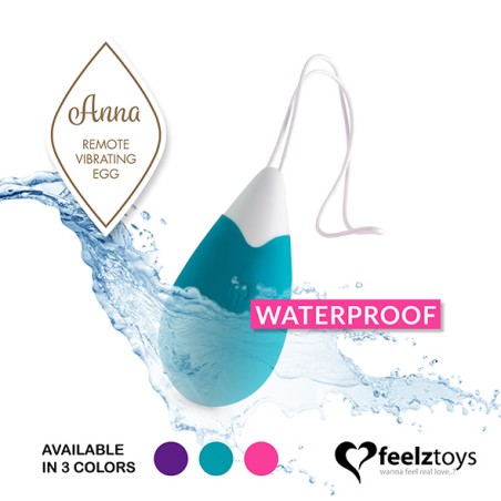 FEELZTOYS | ANNA VIBRATING EGG REMOTE | DEEP GREEN