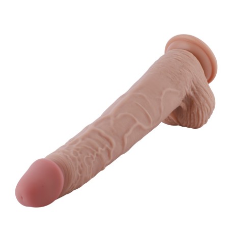 Hismith Extra-Length Vibrating Silicone Dildo With KlicLok - 30c