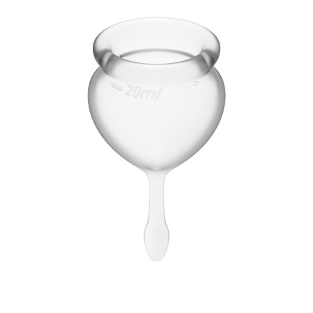 SATISFYER | FEEL GOOD MENSTRUAL CUP SET | TRANSPARENT