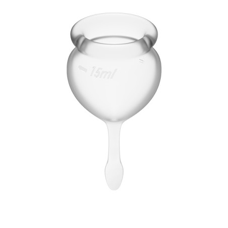 SATISFYER | FEEL GOOD MENSTRUAL CUP SET | TRANSPARENT
