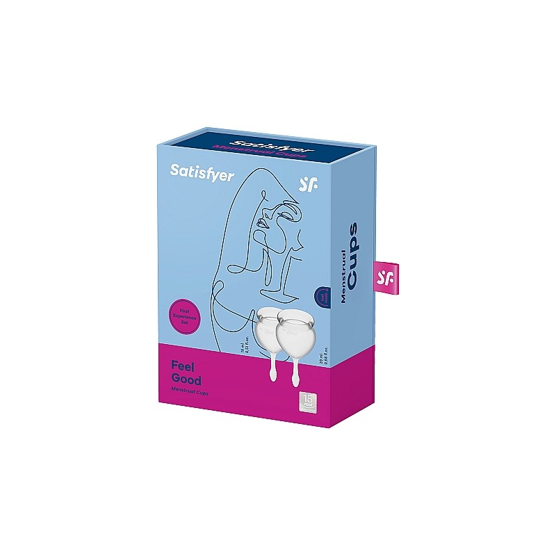 SATISFYER | FEEL GOOD MENSTRUAL CUP SET | TRANSPARENT