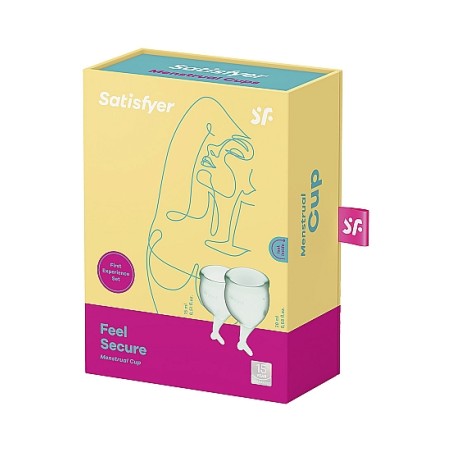 SATISFYER | FEEL SECURE MENSTRUAL CUP SET | LIGHT GREEN
