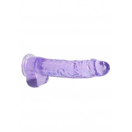 Real Rock | Realistic Dildo With Balls - Purple - 23cm