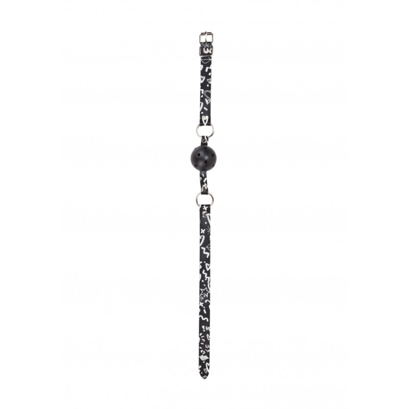 Breathable Ball Gag | Love Street Art Fashion | Black