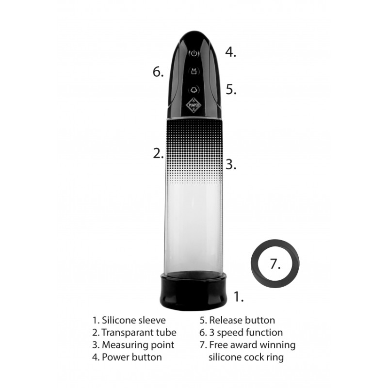 PUMPED | Automatic Rechargeable Luv Pump | Black