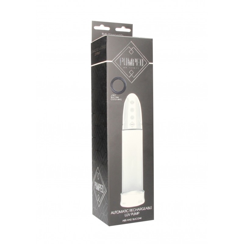 PUMPED | Automatic Rechargeable Luv Pump | Transparent