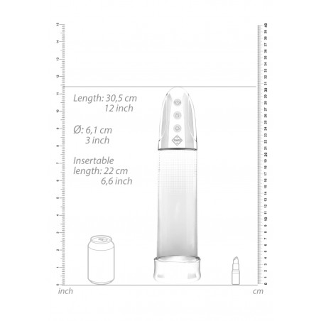 PUMPED | Automatic Rechargeable Luv Pump | Transparent