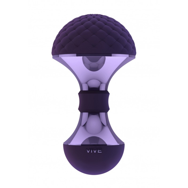 [ Sex Shop - Bulk ] Vive | Enoki | Εύκαμπτο Wand Massager | Μοβ