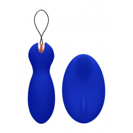 [ Bulk ] Dual Vibrating Toy - Purity - Blue
