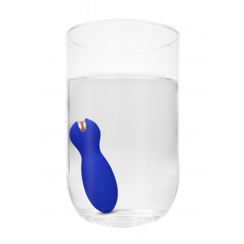 [ Bulk ] Dual Vibrating Toy - Purity - Blue