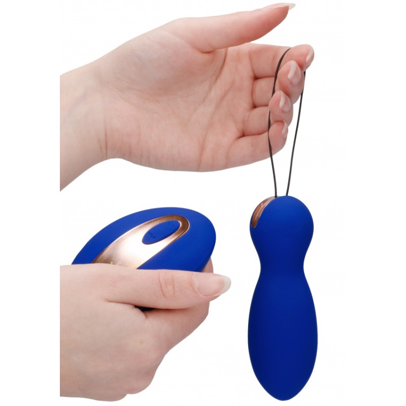 [ Bulk ] Dual Vibrating Toy - Purity - Blue