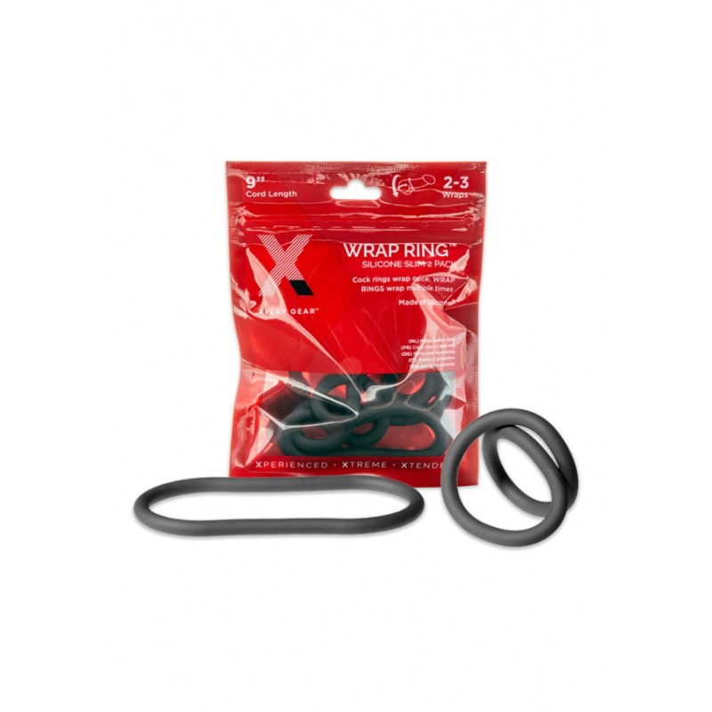 Δαχτυλίδι Πέους | Slim Wrap Ring | Μαύρο | 23cm
