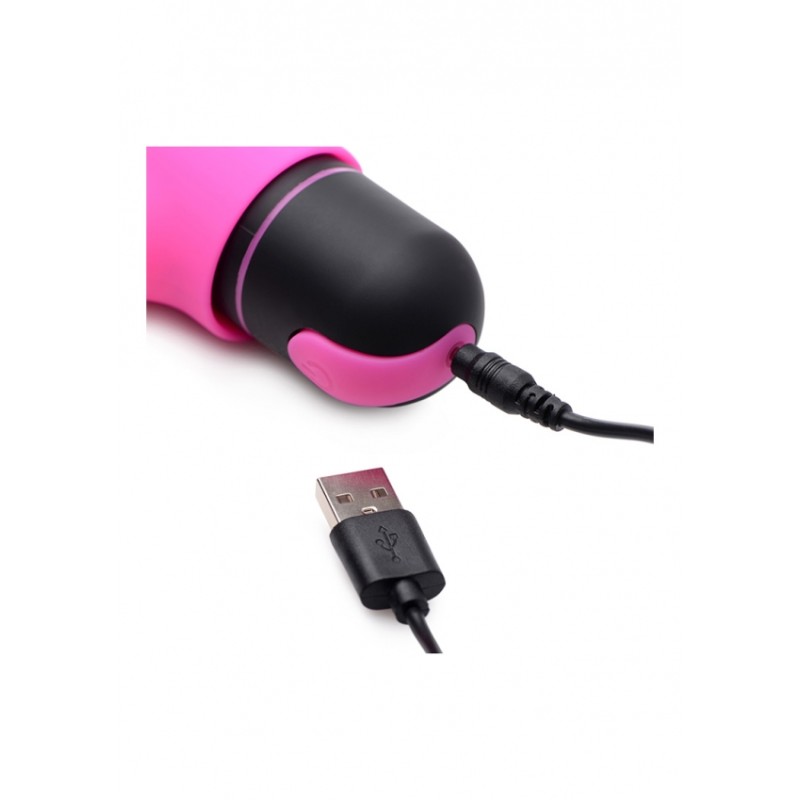 XR Brands | XL Bullet & Rabbit Silicone Sleeve | Pink