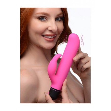XR Brands | XL Bullet & Rabbit Silicone Sleeve | Pink