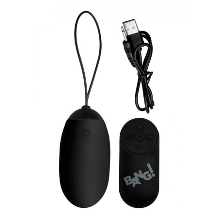 XR Brands | XL Vibrating Egg | Black