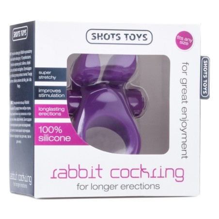 Shots Toys - Rabbit Cockring - Purple