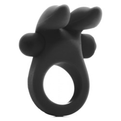 Shots Toys - Rabbit Cockring - Black