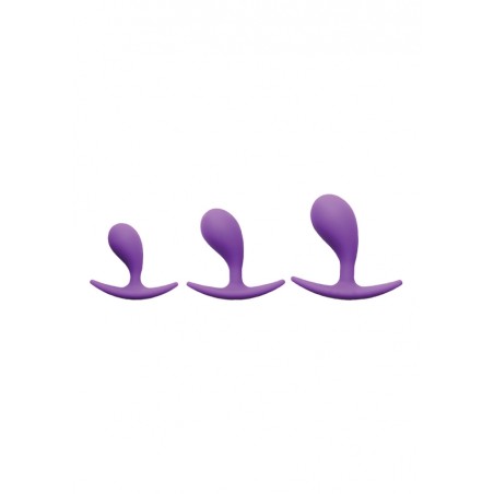 XR Brands | Booty Poppers Silicone Anal Trainer Set | Purple