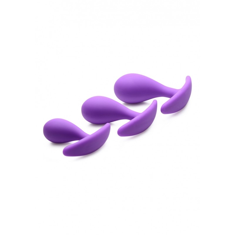 XR Brands | Booty Poppers Silicone Anal Trainer Set | Purple