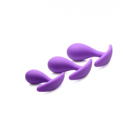 XR Brands | Booty Poppers Silicone Anal Trainer Set | Purple