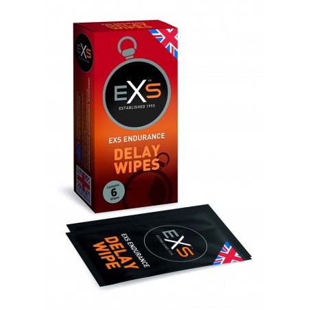 EXS | Delay Wipes - 6 pack