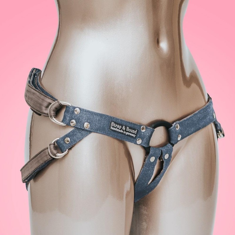 Fun Factory | Strapon | Strap & Bound - Jeans Blue