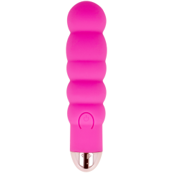 DOLCE VITA RECHARGEABLE VIBRATOR SIX PINK 7 SPEEDS