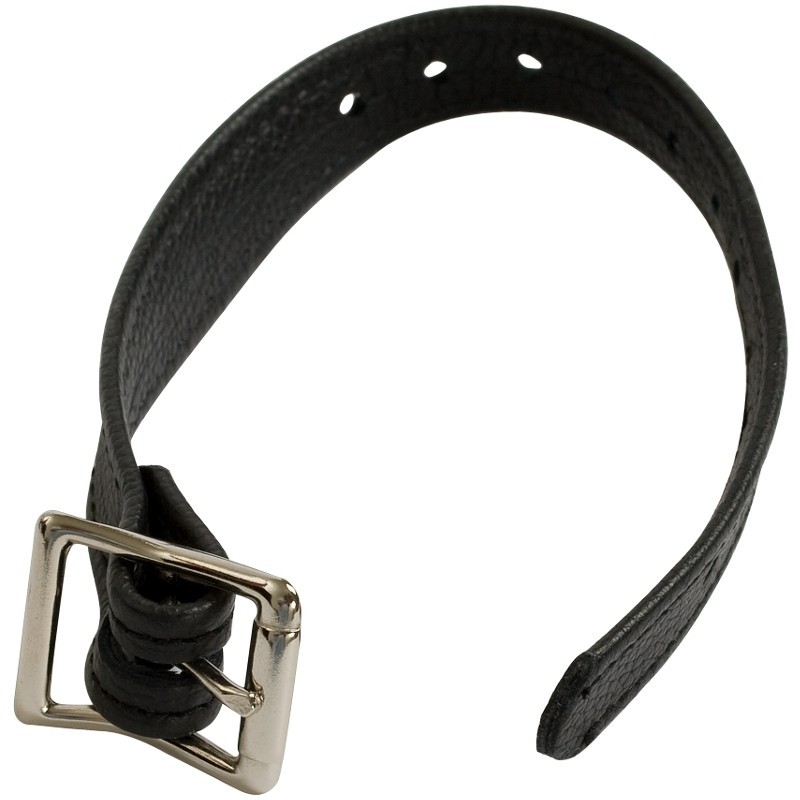 Doc Johnson - Vac-U-Lock - Leather Ultra Harness with Plug
