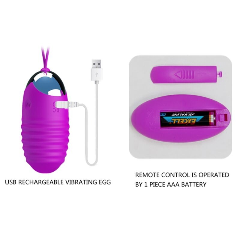 PRETTY LOVE | Jessica | Remote Control Vibrating Egg 12 Function