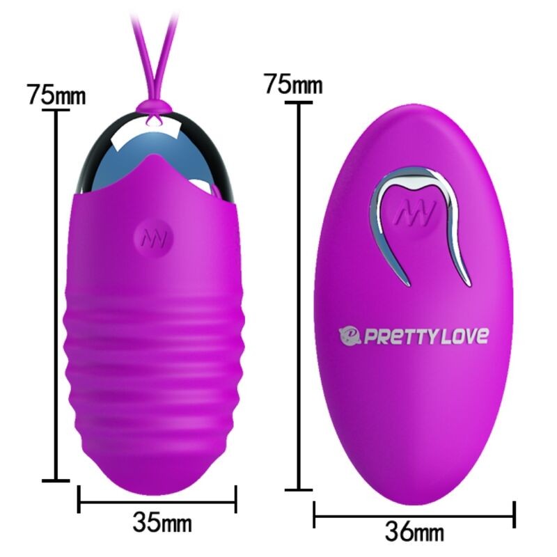 PRETTY LOVE | Jessica | Remote Control Vibrating Egg 12 Function