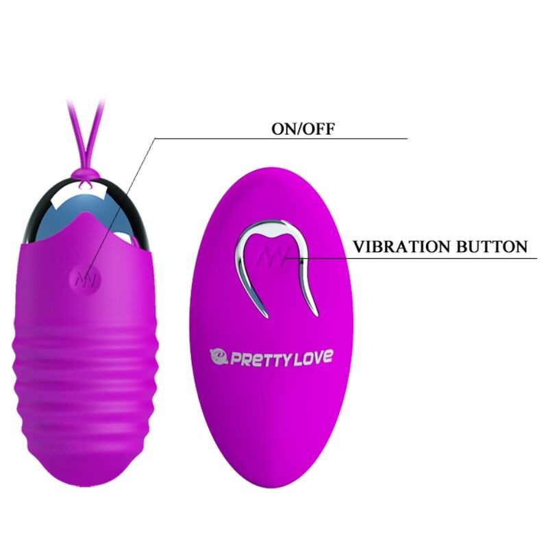 PRETTY LOVE | Jessica | Remote Control Vibrating Egg 12 Function