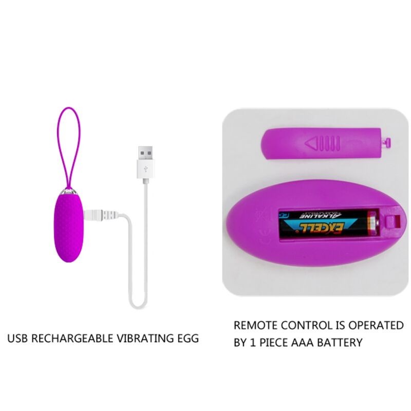 PRETTY LOVE | Joanna | Remote Control Vibrating Egg 12 Functions