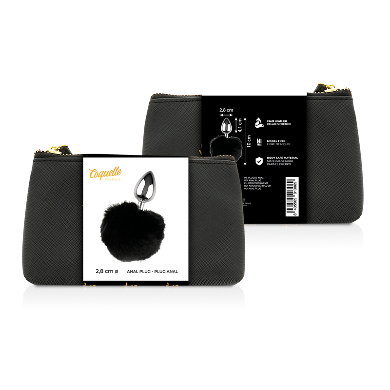 COQUETTE | Metal Anal Plug Large With Bunny Tail
