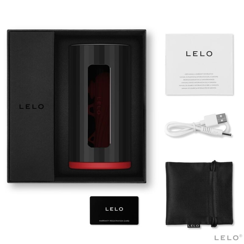 LELO | F1S V2 Masturbator SDK Technology | Red and Black