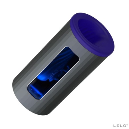 LELO | F1S V2 Masturbator SDK Technology | Gunmetal & Blue Midni